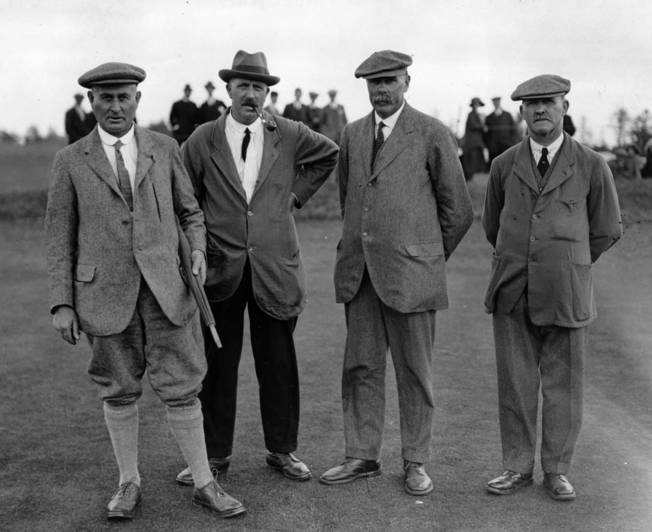 JH Taylor Ted Ray Harry Vardon James Braid